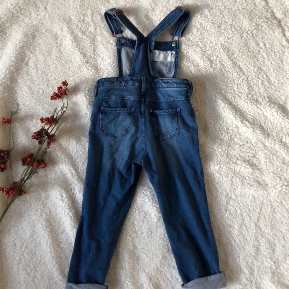 H&M Button-Front Denim Overalls - Picture 2 of 7